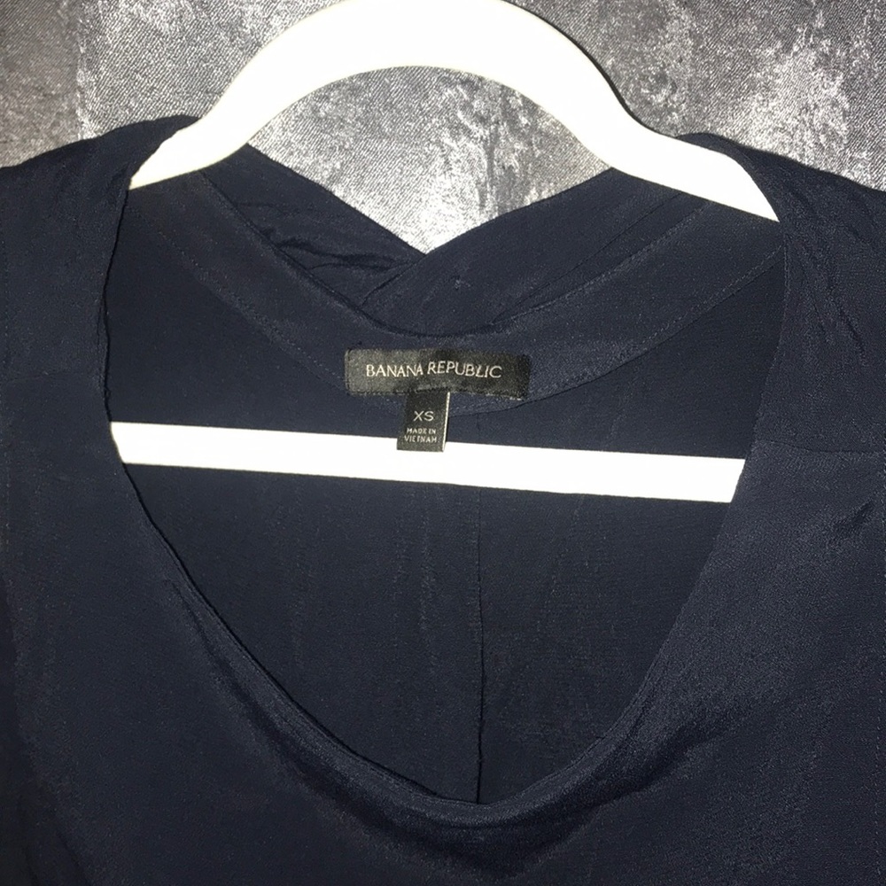 Navy blue blouse